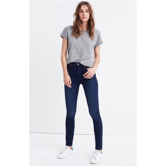 Madewell Denim - Madewell 10" High Rise Skinny Jeans in Hayes Wash